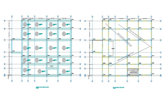  Reinforced Concrete Detailing- Hospital Building Project with AutoCAD File 