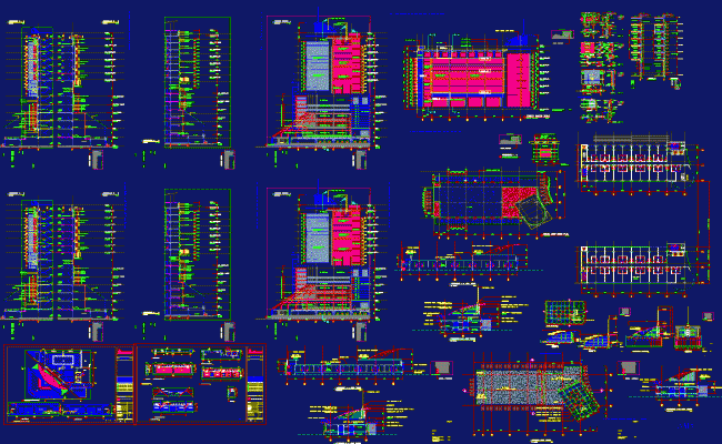Atap Hotel AutoCAD File with Complete 2D Architectural Design Drawings