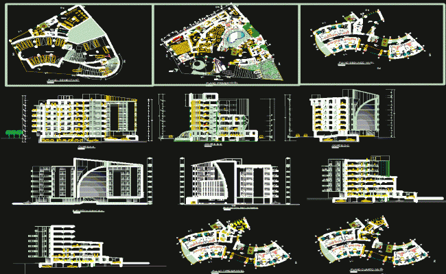 Hotel Yeti CAD Drawings for Architectural and Interior Design Layouts