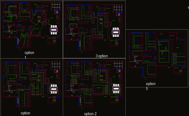 Ceiling Design of House CAD Drawing File in DWG Format for Interiors