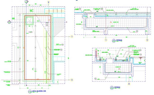 Detail balancing tank