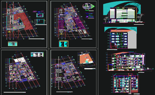 Hotel Israel CAD Drawings Provided in DWG File for Architecture Design