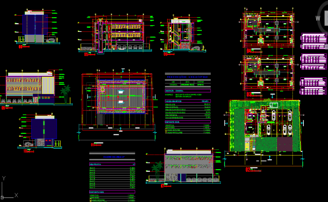 Shopping mall design cad drawing is given in this cad file. Download this cad file now.