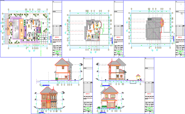 Modern 10x9 Meter Villa Floor Plan with Elevation Design