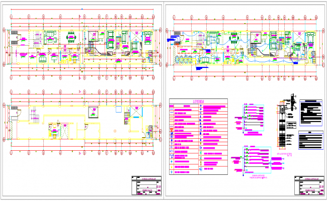 Apartment Design CAD Drawing with Detailed Plans and Elevations