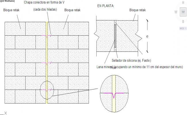 Wall Fires Resistant detail