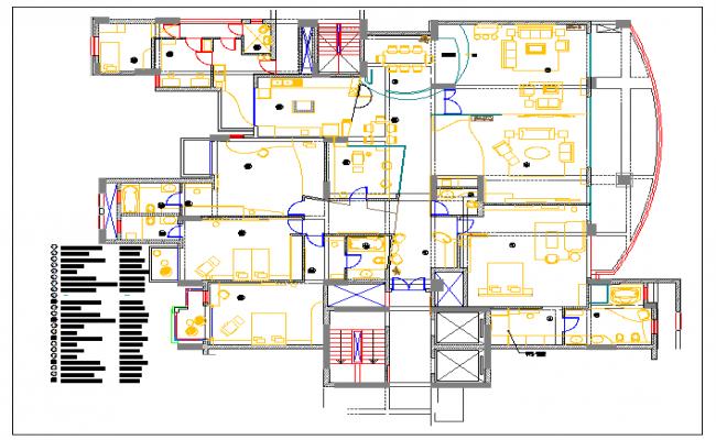 Modern House Lay-out Project