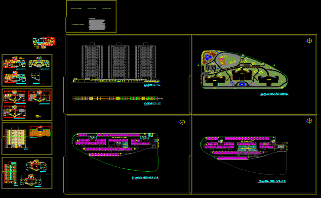 Multistory Apartment CAD Drawings and Architectural Layout File