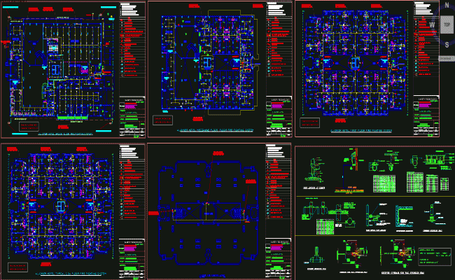 Omier Hotel CAD File with Complete 2D Architectural Design Drawings