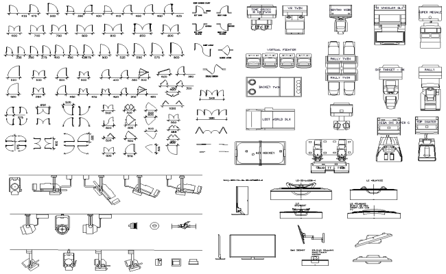 2D CAD Blocks of Kids Game Zone AutoCAD File for Interior Planning