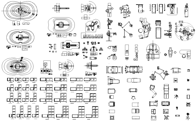 2D cad blocks of Medical Radiology and Medical Furniture Equipment DWG AutoCAD file