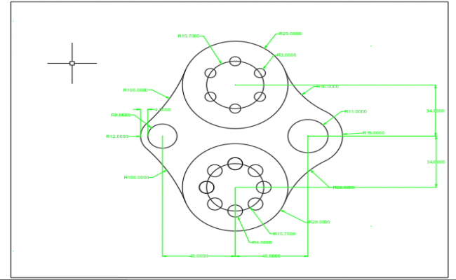 2 nut, 2 bearing clamp for CNC Machine