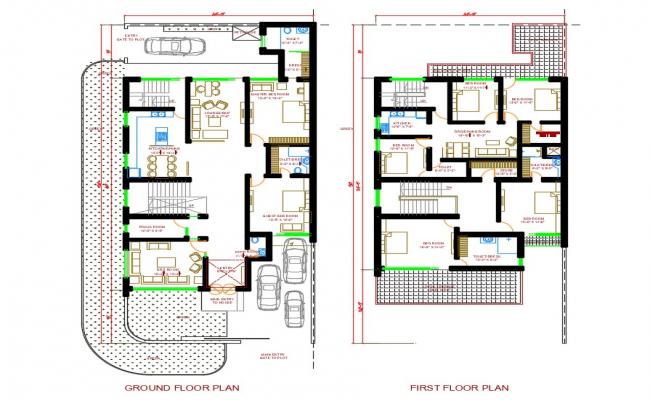 Discover and Learn About 3 BHK Floor Plans Design CAD blocks File