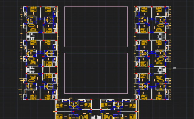3 bedroom, hall and kitchen plan