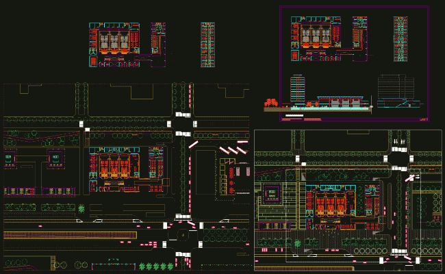 5 Star Hotel AutoCAD drawing with architecture layout and plan
