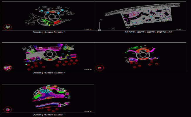 Sofitel Hotel AutoCAD Drawings File with Complete Design Layouts