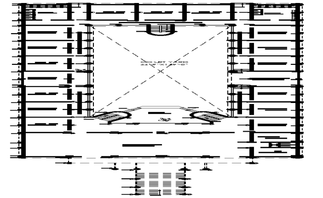38.78 m x 77.48 m School Layout Plan Design AutoCAD DWG File