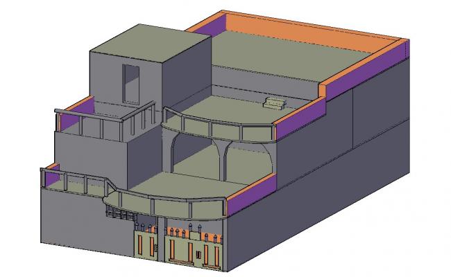 3D House For 32X58 Feet Plot Size