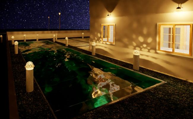 3D House with Swimming Pool