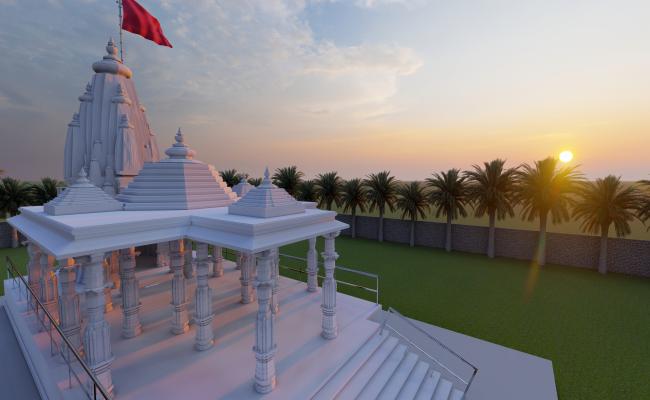3D Hindu Temple max file