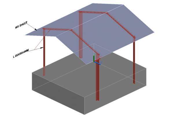 3d Shed DWG File