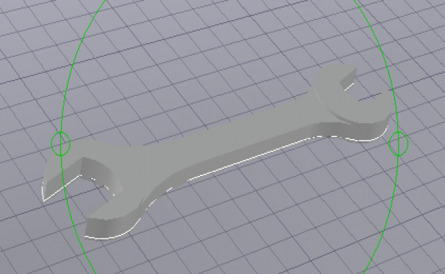 3d Wrench model