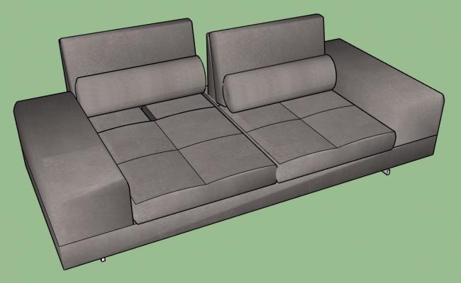 3d lounge sofa