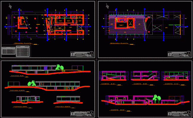 House CAD Drawings and Residential Design Plans in AutoCAD DWG File