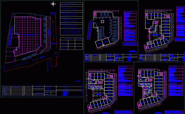 Thirur Hotel AutoCAD Drawings with Complete Architectural Layouts