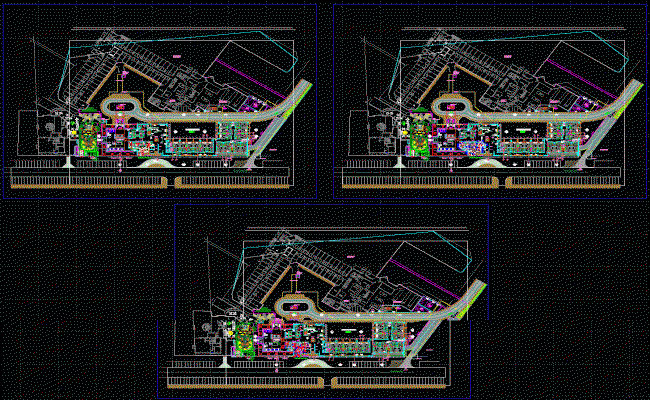 Hotel Le Meridien CAD Drawings and Architectural Design in DWG File