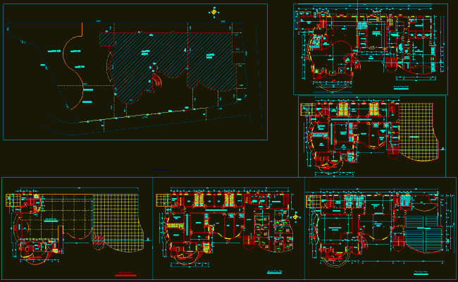 Hotel Detailed CAD Drawing for Architectural and Interior Design Works