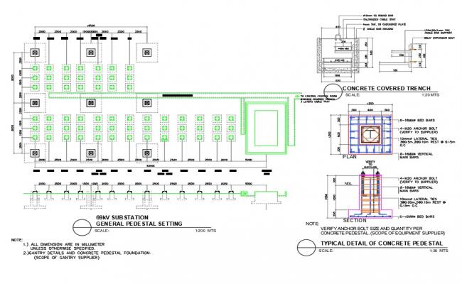 69kV interim scheme substation drawing