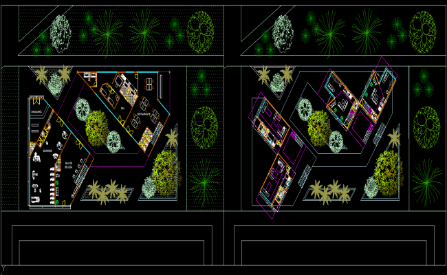 Condominium House AutoCAD File with Detailed 2D Architectural Drawings