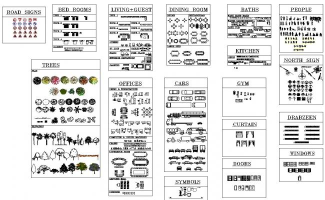 A TO Z All cad Blocks