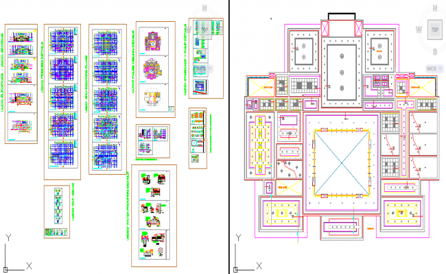 Residence Project Working Drawing DWG CAD File for Architects