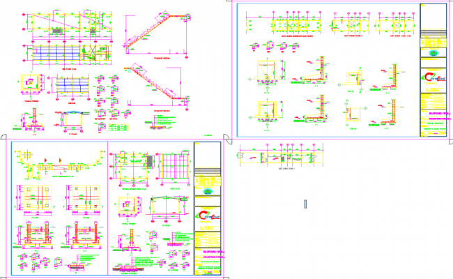 House Detail 2d CAD Drawing with Sectional Construction Details