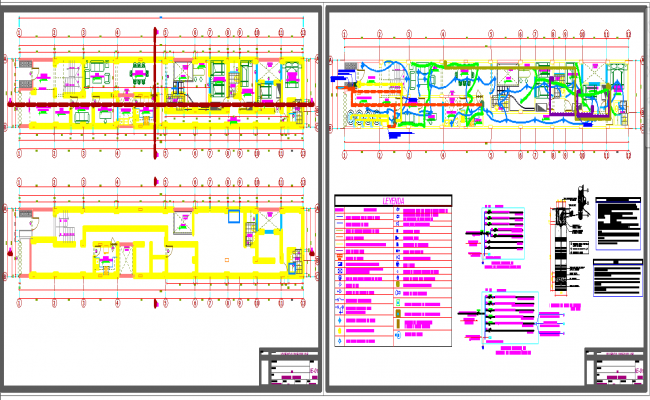 Modern apartment layout plan with detailed room arrangement DWG