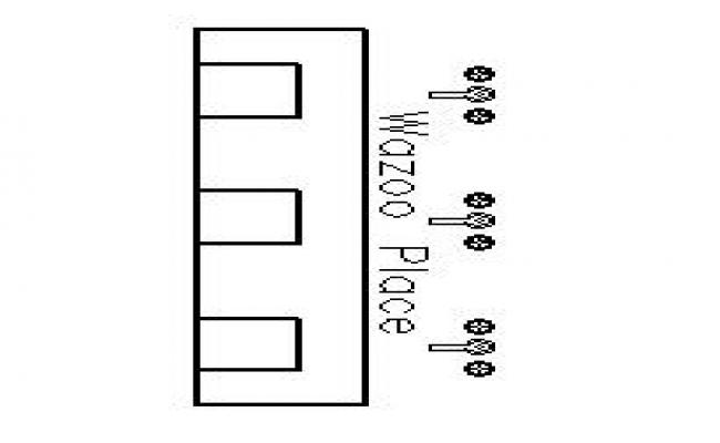 Ablution block architectural plan with detailed layout in AutoCAD File