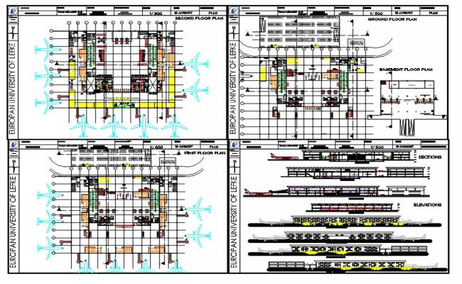 Airport Final Plan AutoCAD Drawing