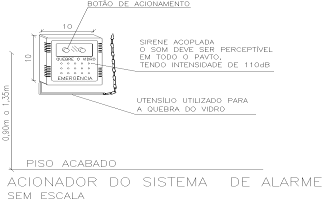 Security Alarm System Plan Details in DWG Drawing File 