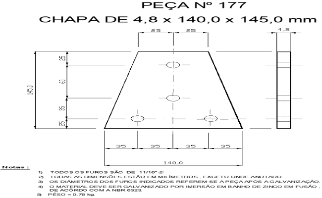 Aluminum Joint Plate Details AutoCAD DWG File