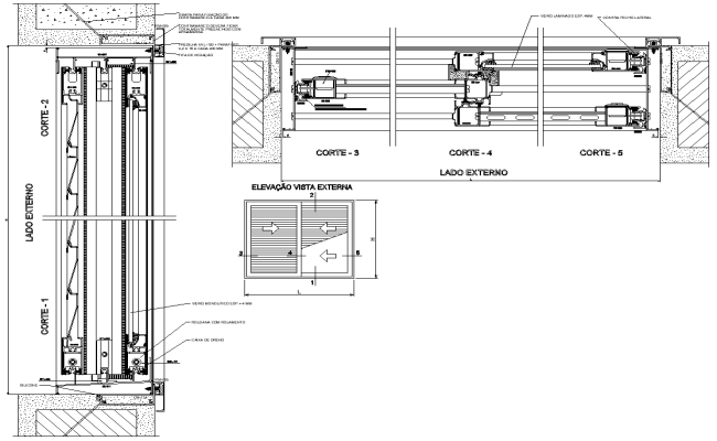 Aluminum Windows Details AutoCAD DWG Download