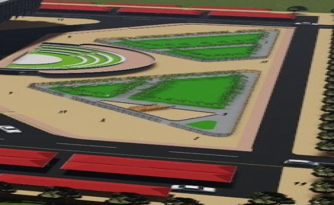 Amphitheater Design SKP file