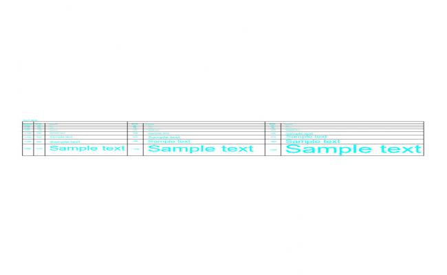 Annoutation CAD block for DWG file 