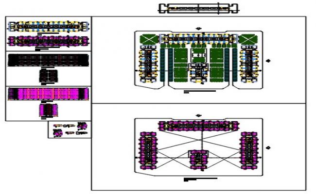 Apartments in callao (barracks) dwg file