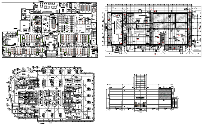 Architectural Conference hall AutoCAD DWG file