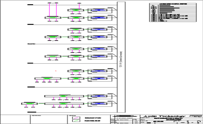 AutoCAD Audio Visual System Layout for Commercial Building