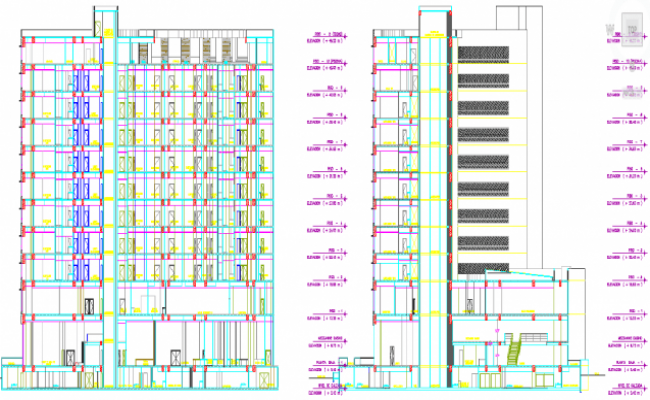 AutoCAD Design For 5 Star Hotel Building