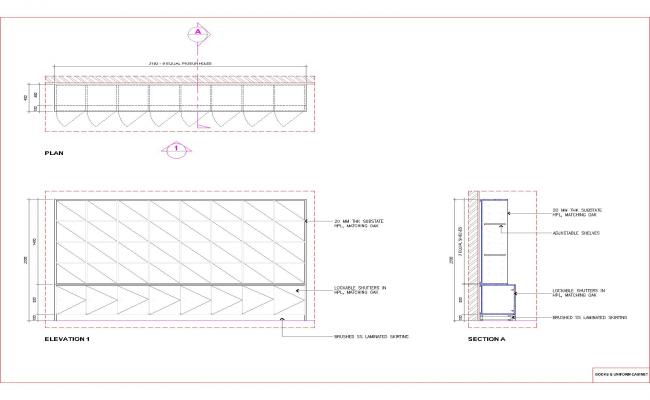 BOOKS AND UNIFORM CABINET