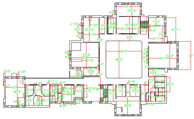 Building Ground floor plan 